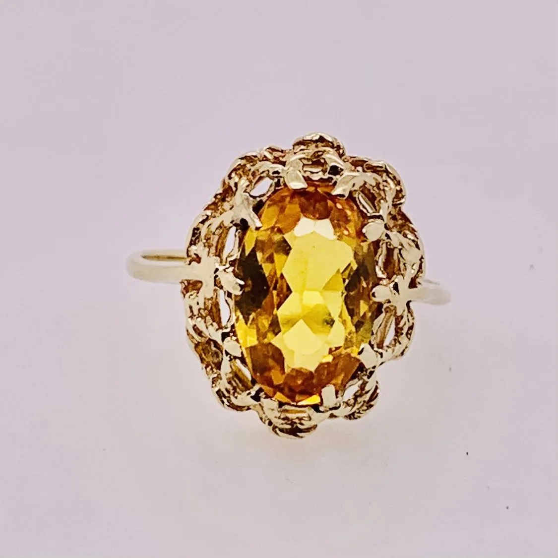 10K Estate Birthstone Ring