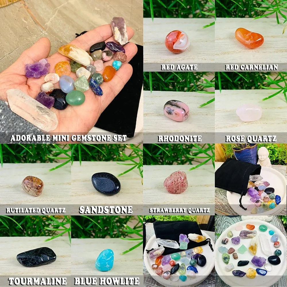 50% Off 26-Piece Mini Gemstone Pocket Set