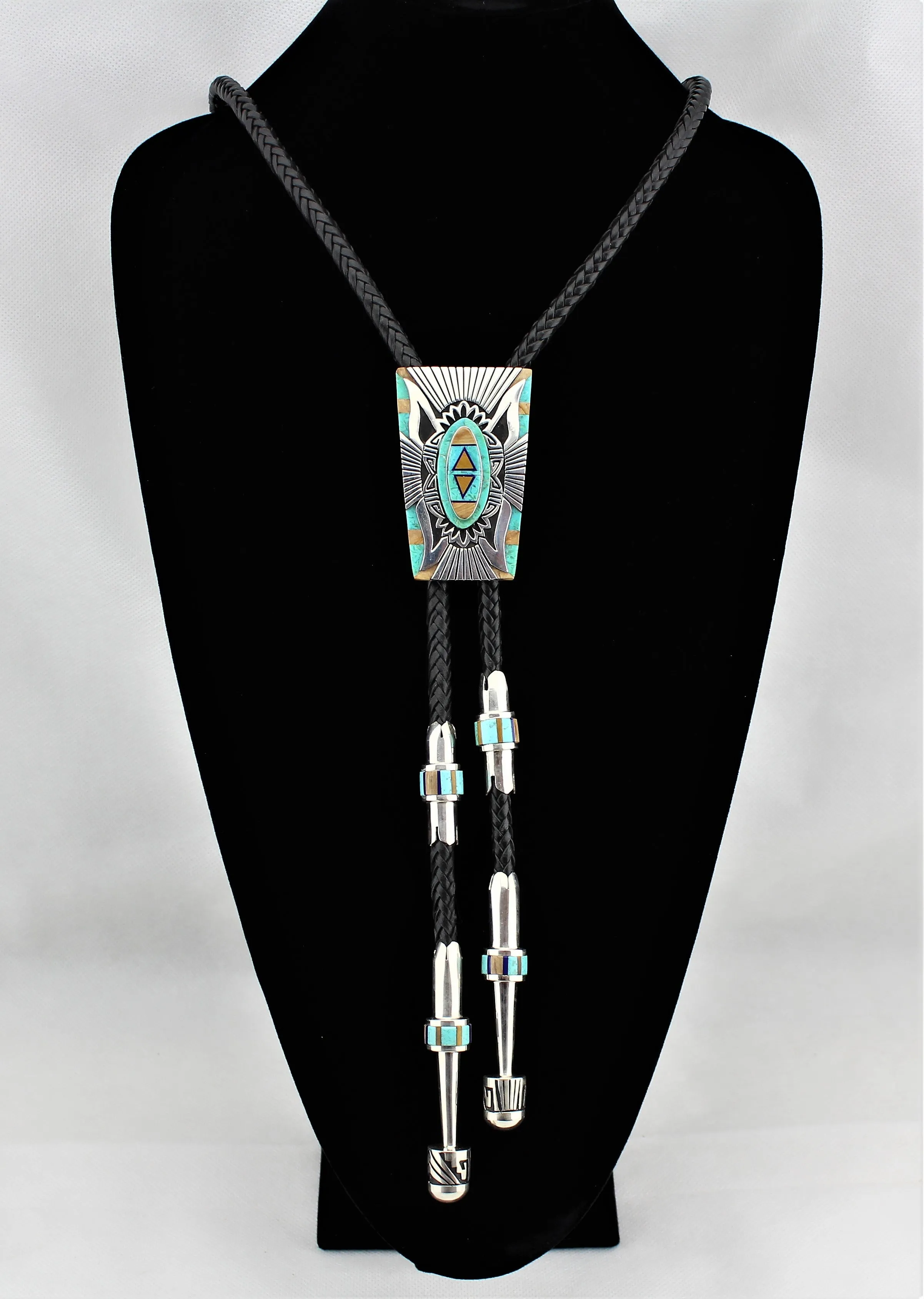 Abraham Begay Contemporary Bolo Tie