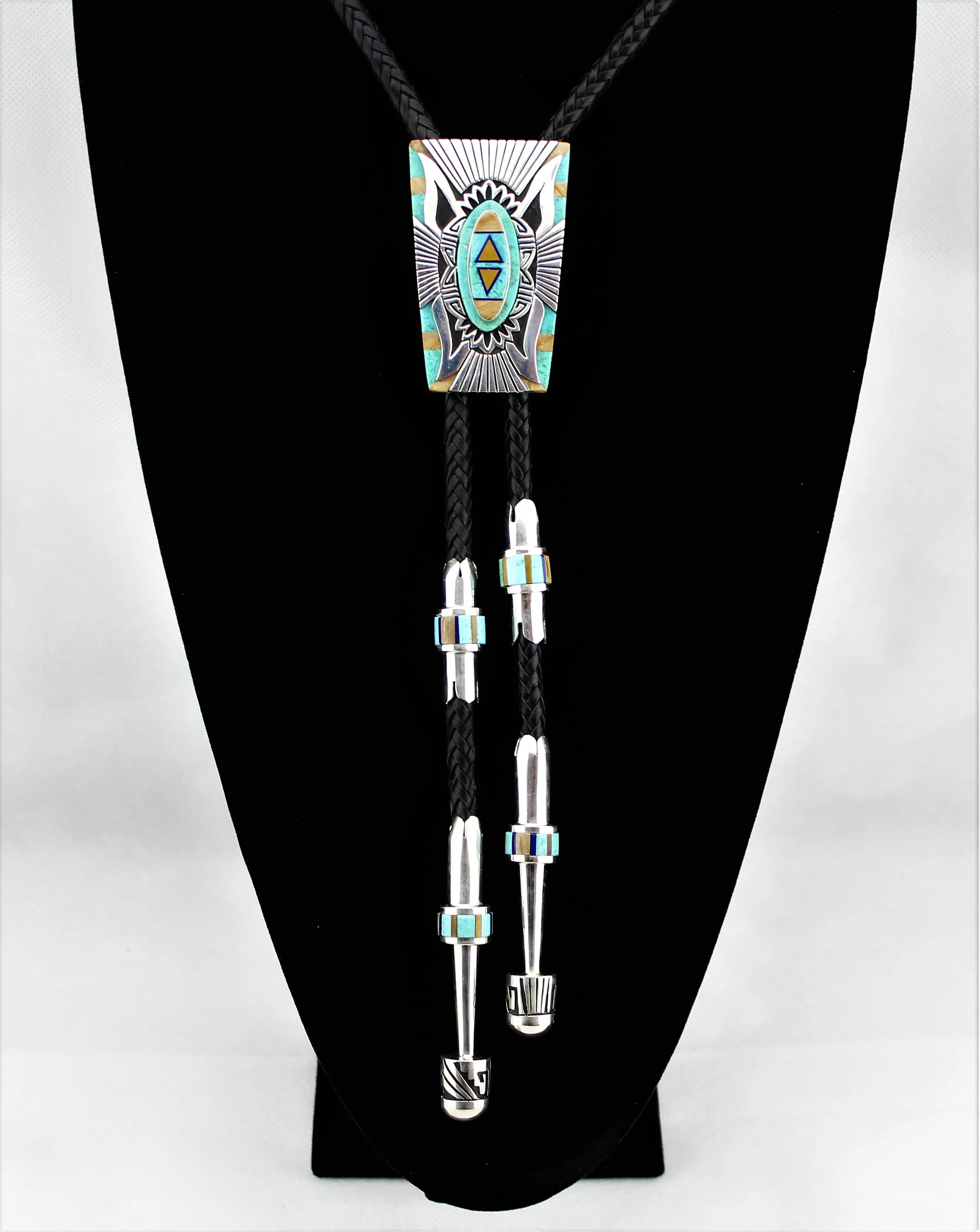 Abraham Begay Contemporary Bolo Tie