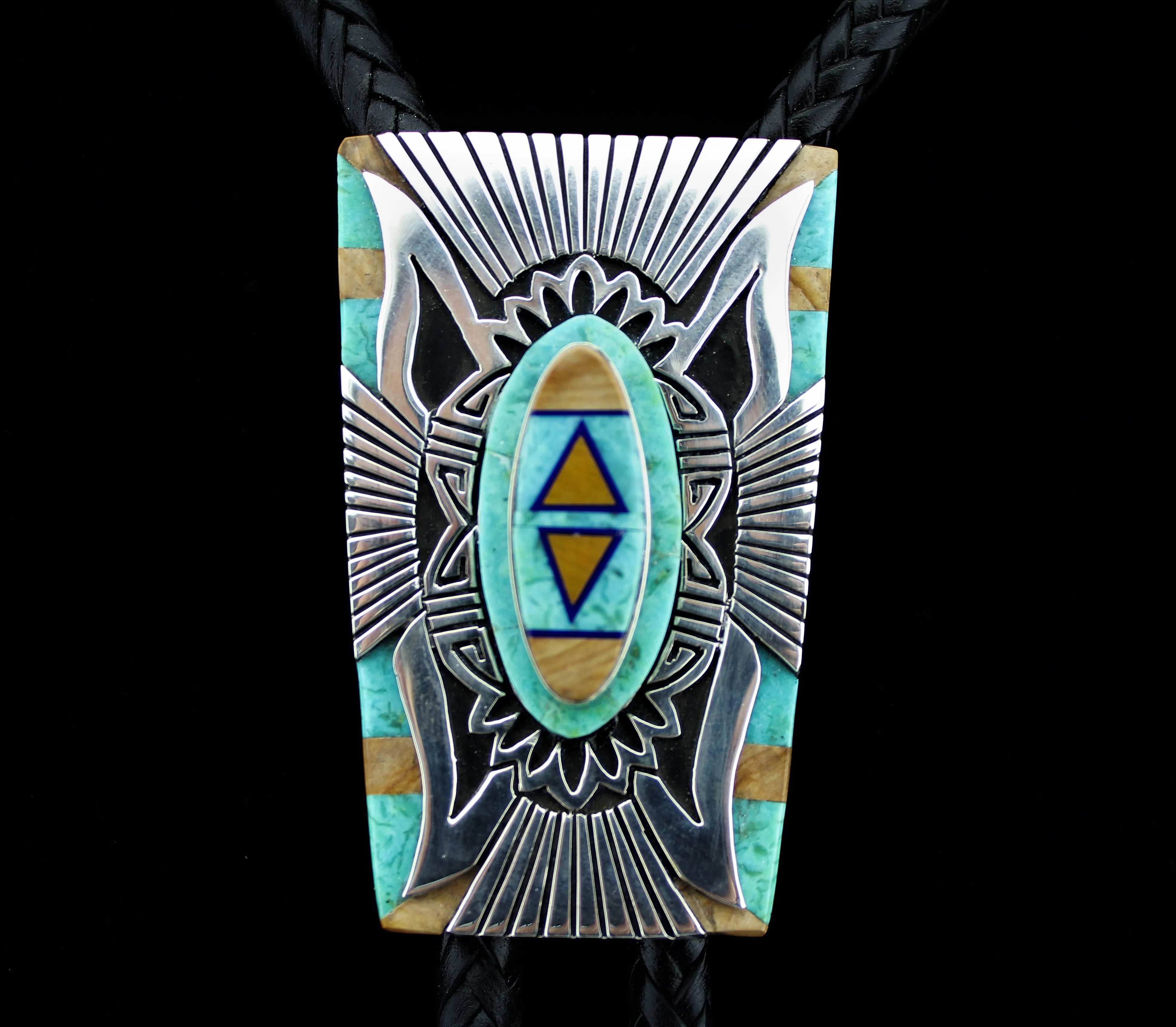 Abraham Begay Contemporary Bolo Tie