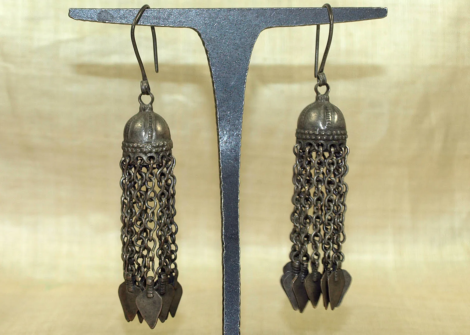 Antique Silver Earrings from Afghanistan