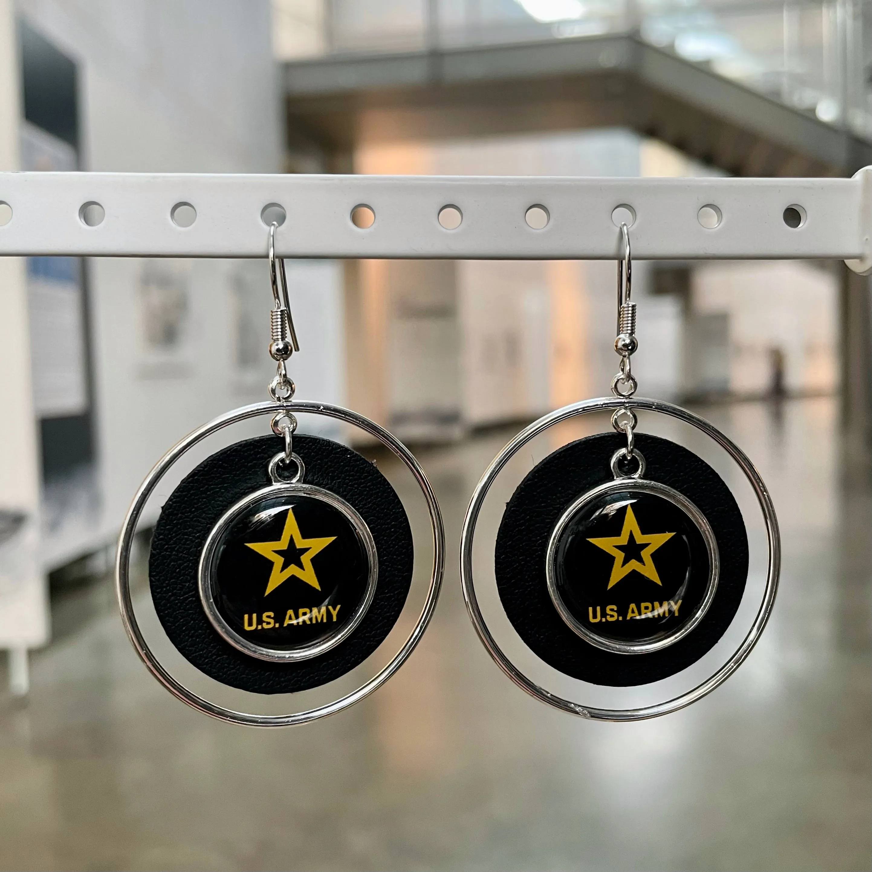 Army Logo Earrings