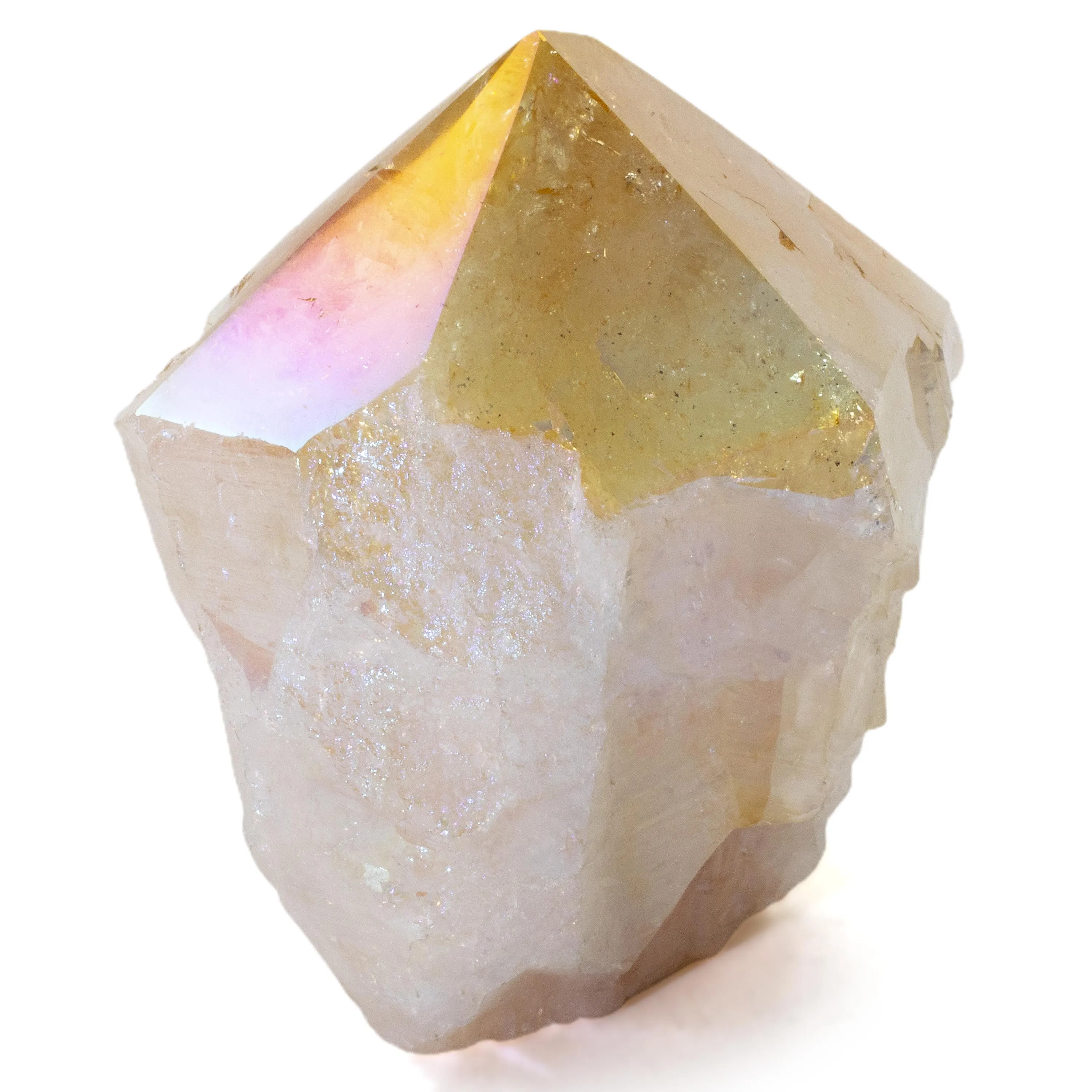 Aura Borealis Citrine Point - 180 g