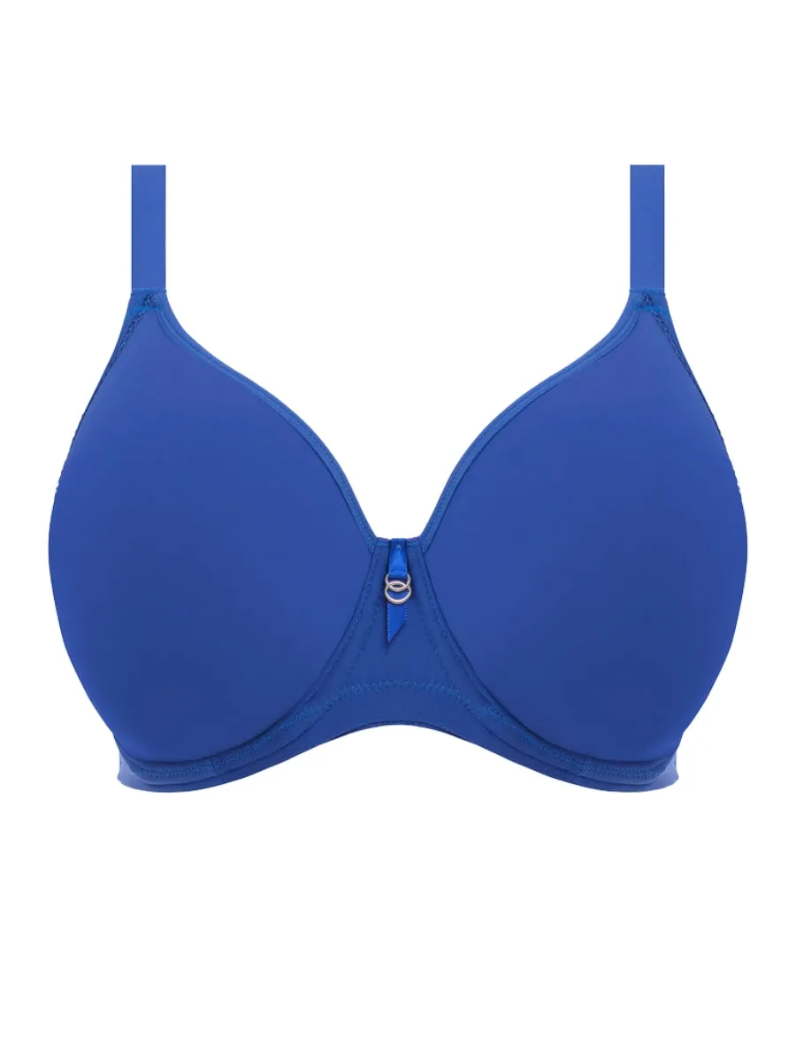 Bijou Banded Moulded Plunge T-Shirt Bra - Lapis