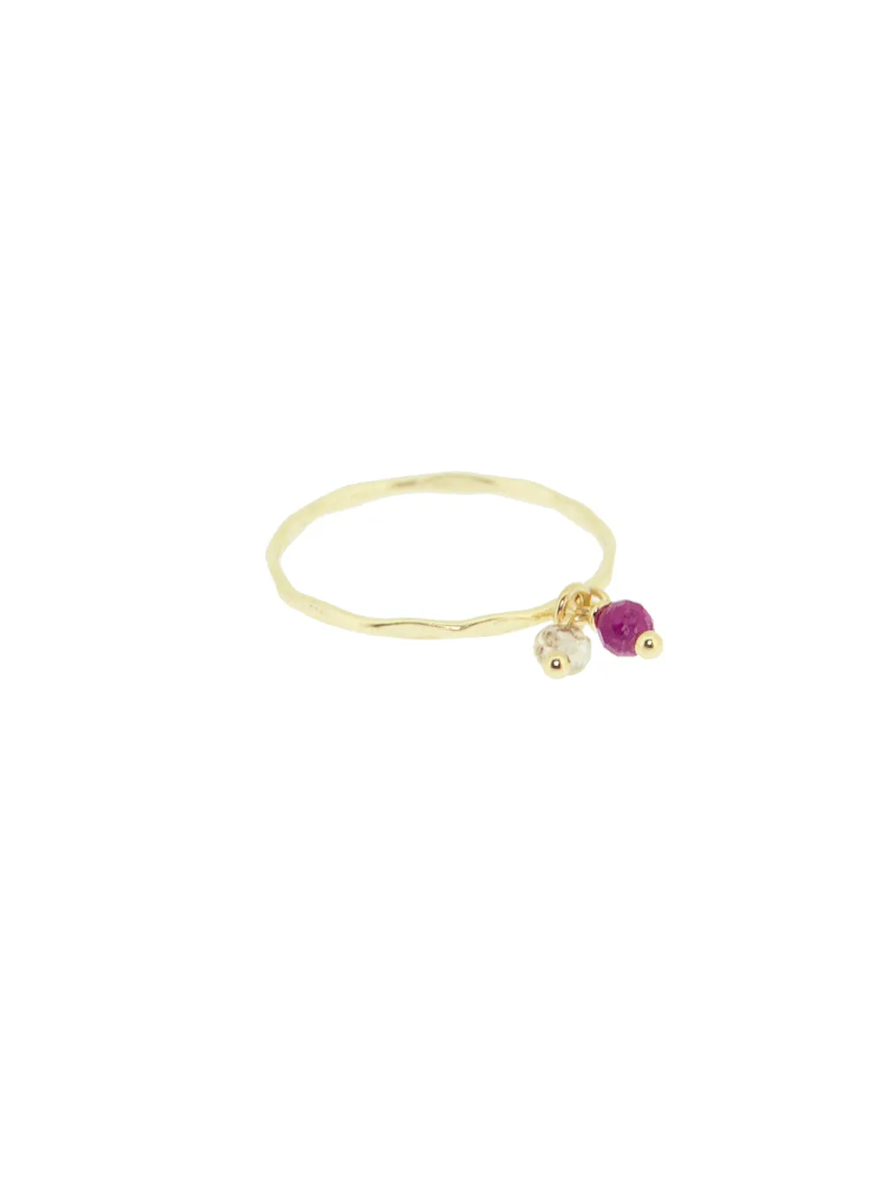 Birthstone ring November - Citrine | 14K Gold Plated