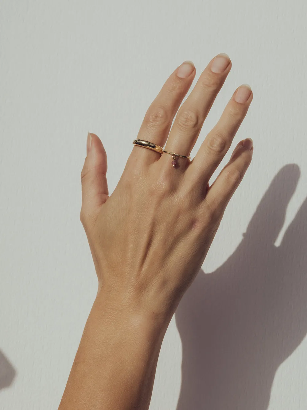 Birthstone ring November - Citrine | 14K Gold Plated