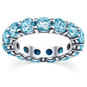 Blue Topaz Anniversary Band