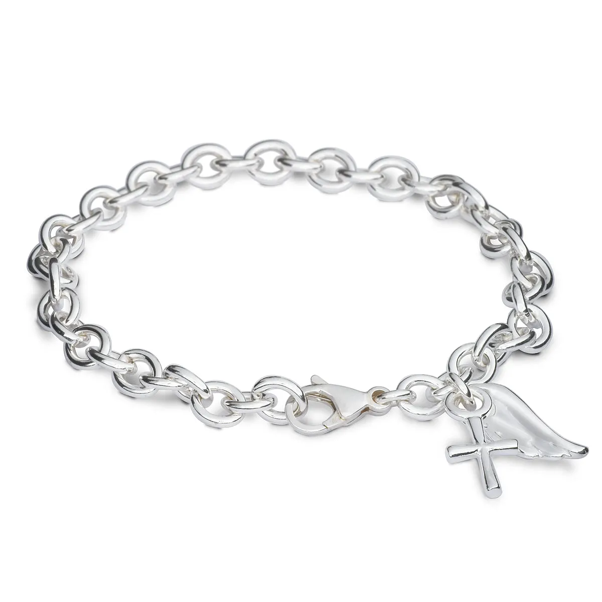 Christening Silver Charm Bracelet