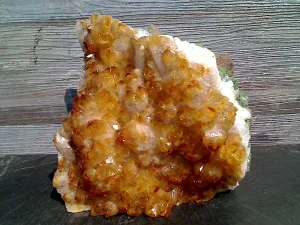 Citrine 6"H x 6.25"W x 3"D Cut Base Specimen