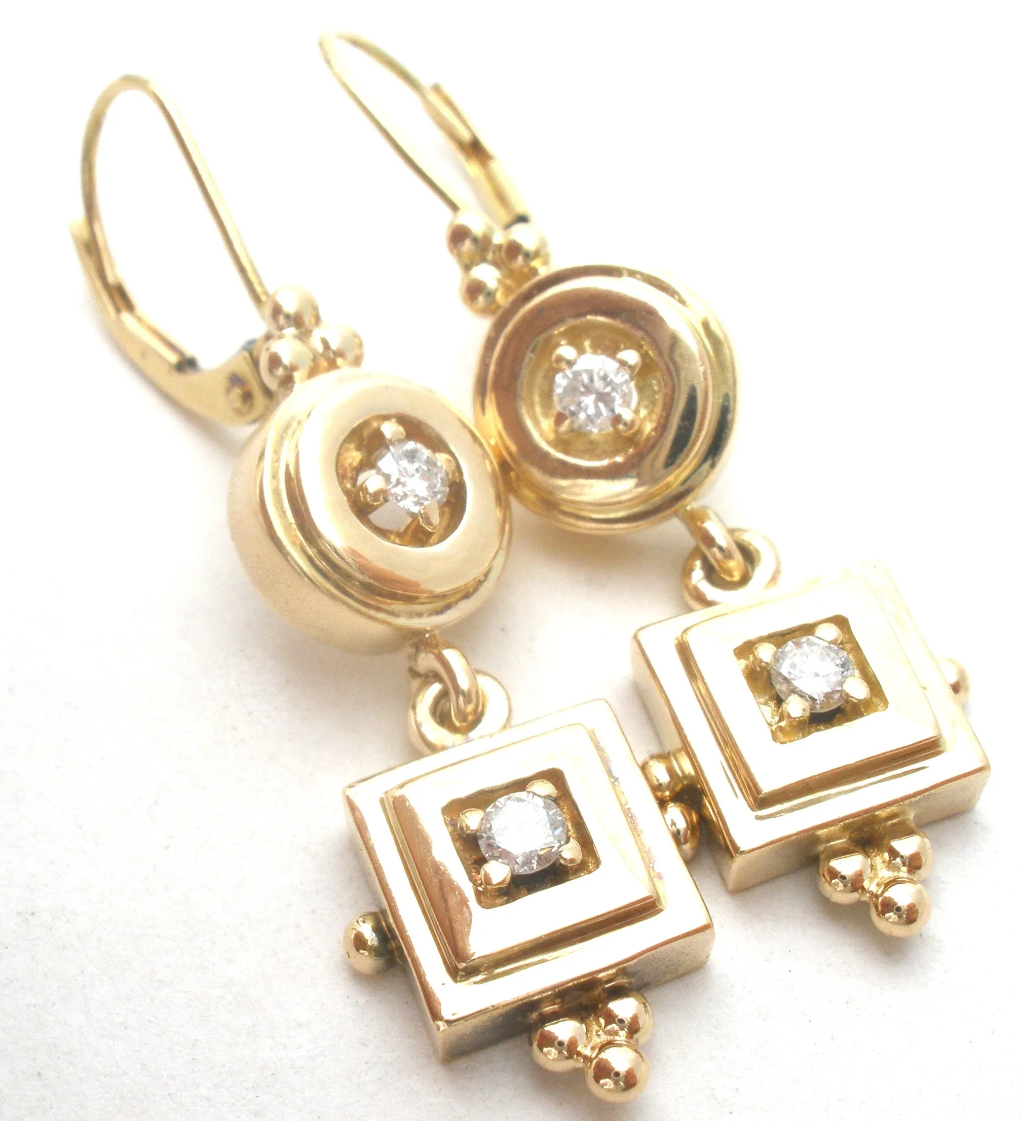 Clyde Duneier Diamond Earrings 14K Gold