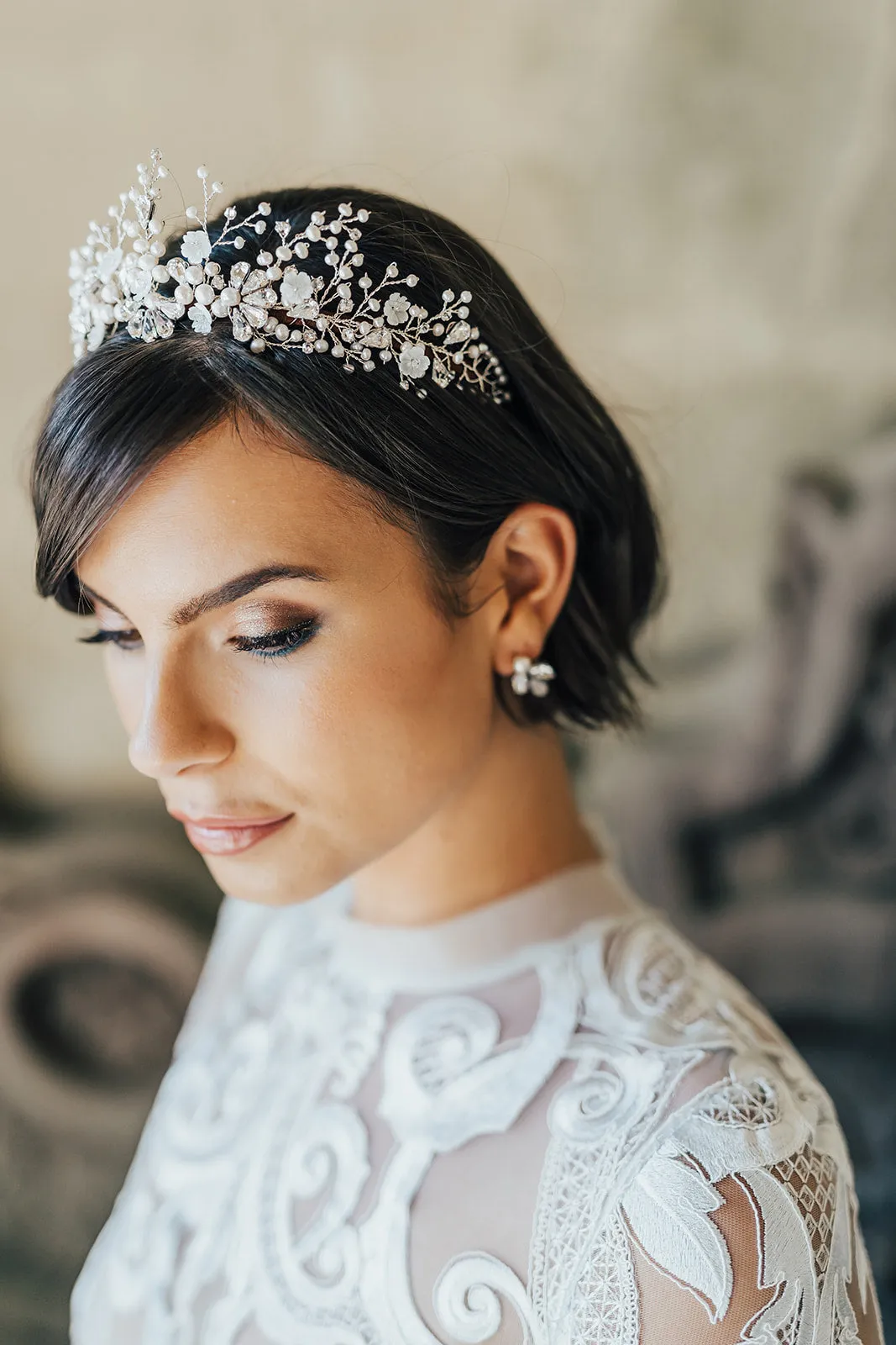 Cordelia Crystal Tiara