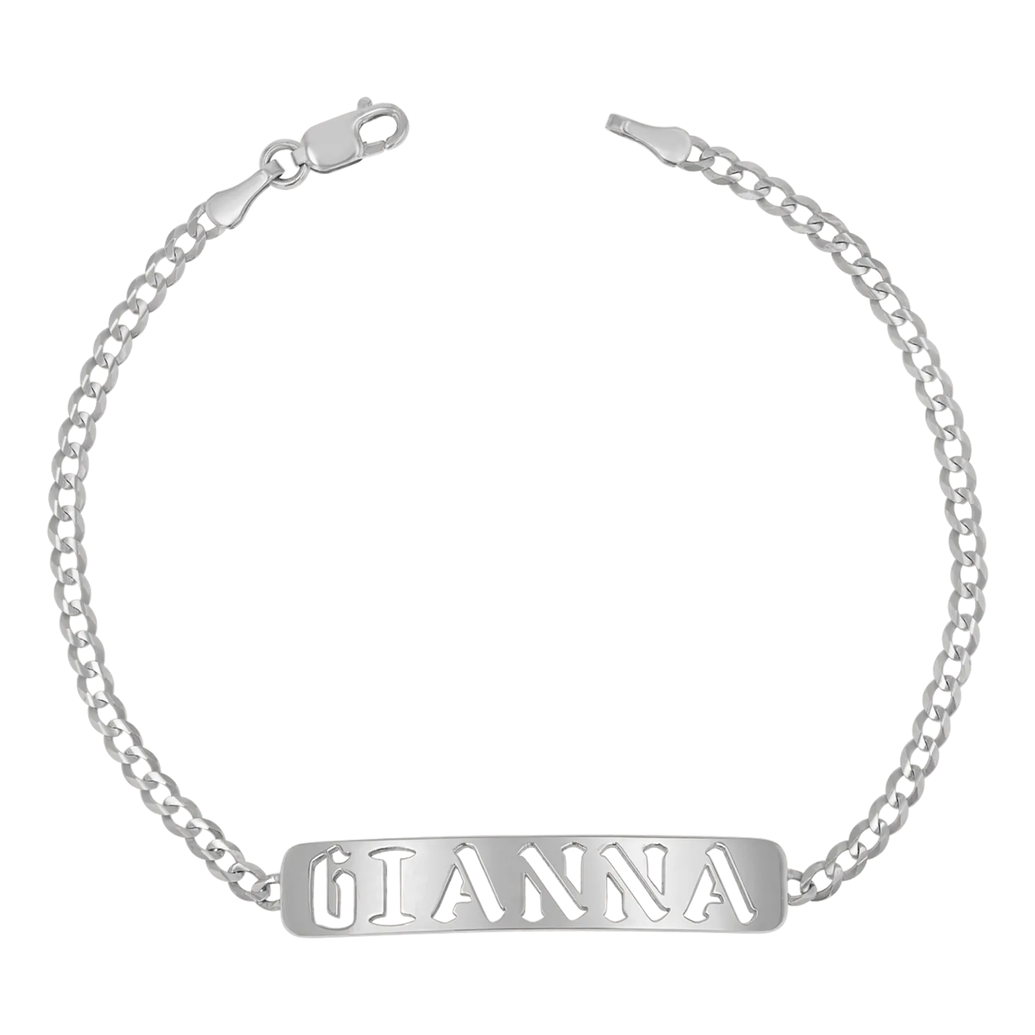 Cuban Link Nameplate Bracelet