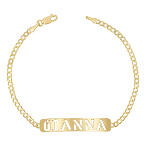 Cuban Link Nameplate Bracelet