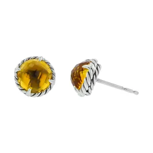 David Yurman Chatelaine Earrings with Citrine