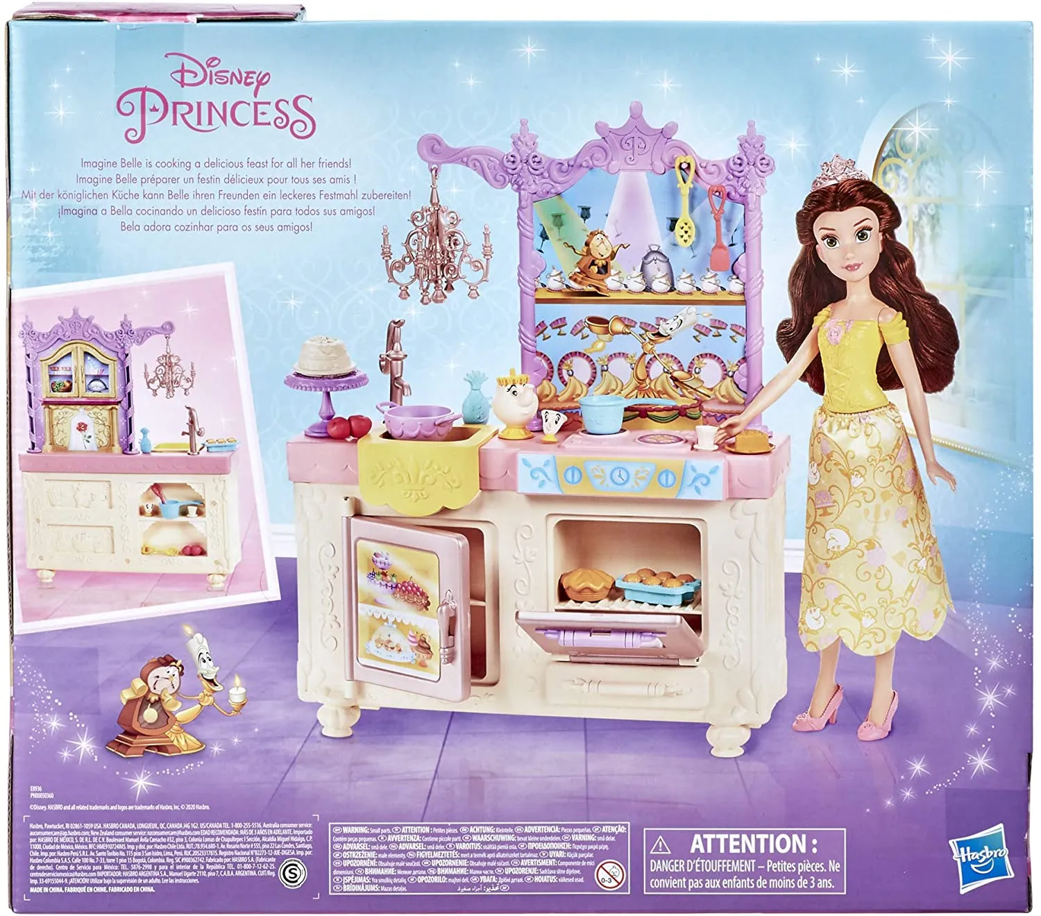 Disney Princess Belle With Kitchen