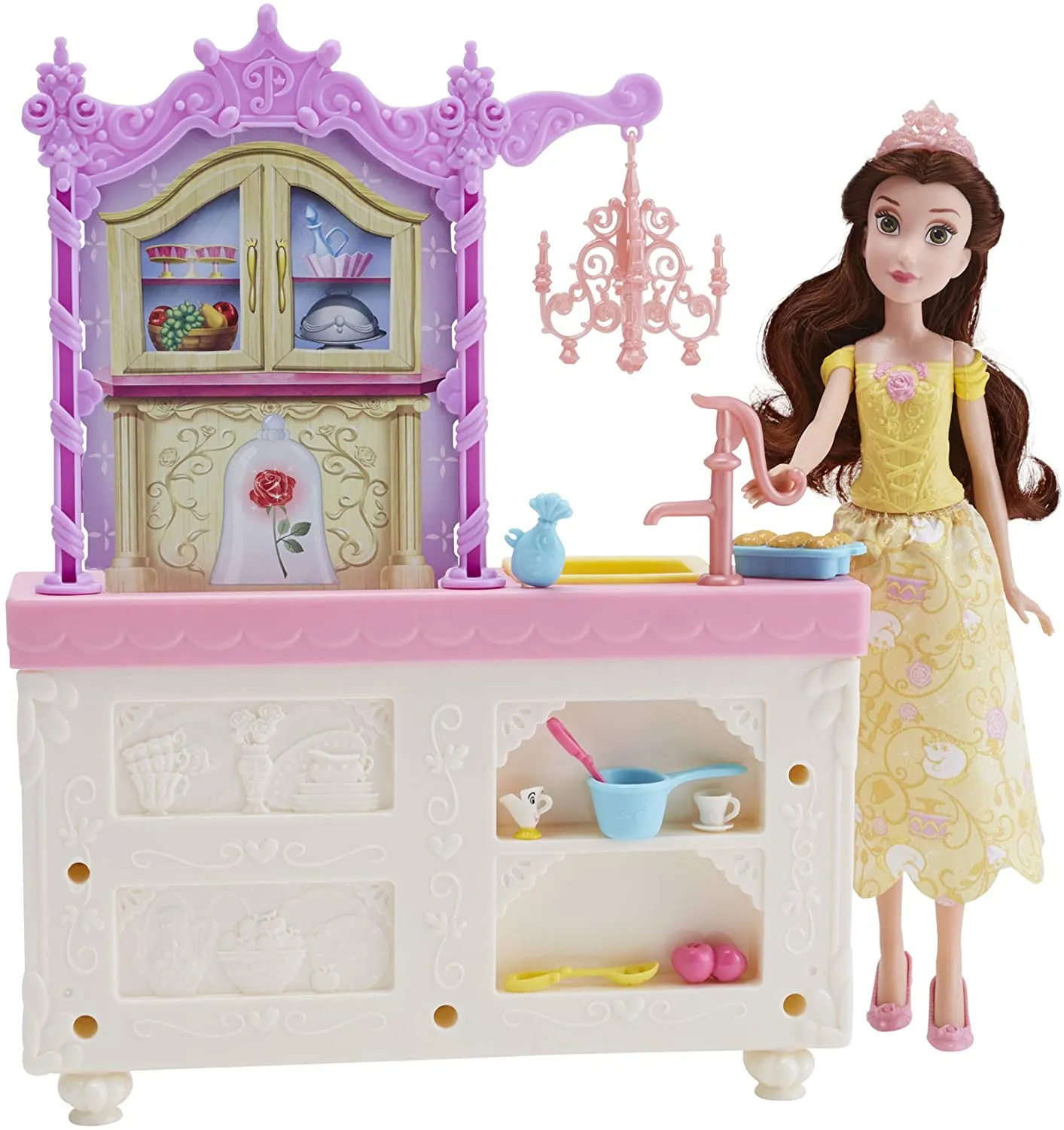 Disney Princess Belle With Kitchen