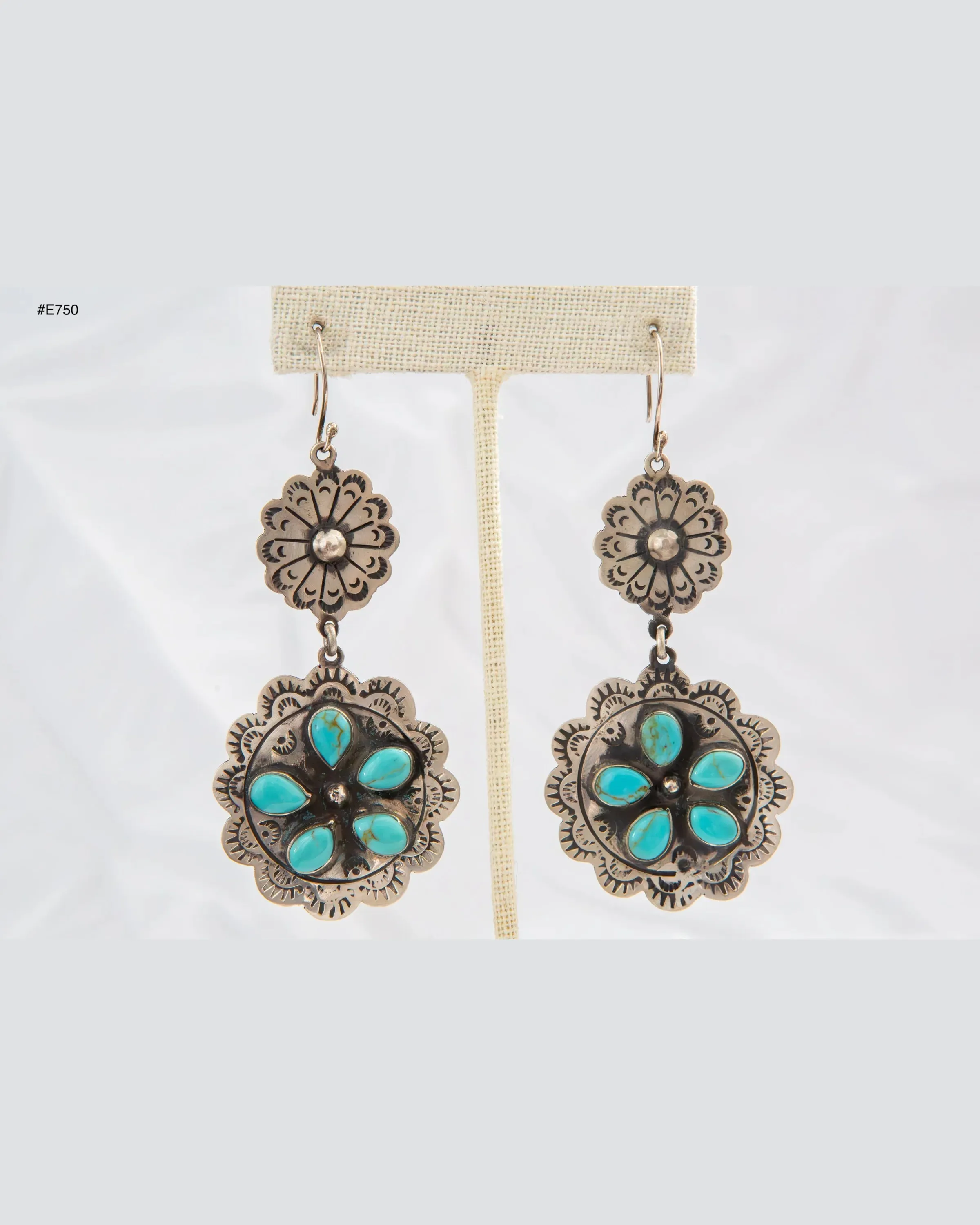 Double Concho Earrings