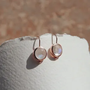 Garland Rose Gold Moonstone Earring