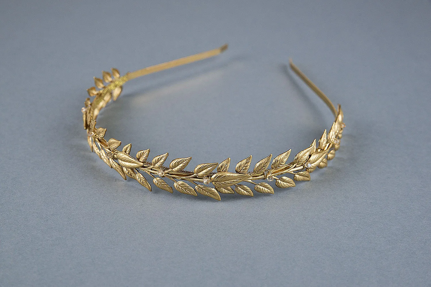 Gold laurel crown - ALEXANDRA