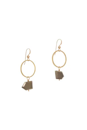 Hailey Gerrits Rhea Earrings (Pyrite)