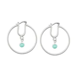 Harvest Moon Hoop Earrings