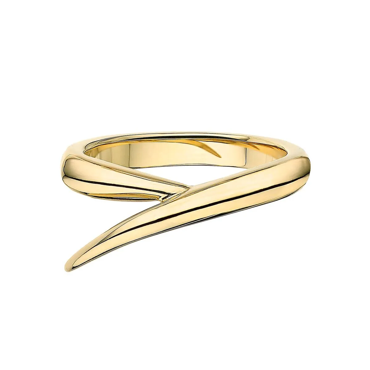 Interlocking Stacked Ring - 18ct Rose, Yellow and White Gold