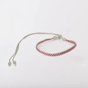 Izy n°2 choker in Silver Fuchsia