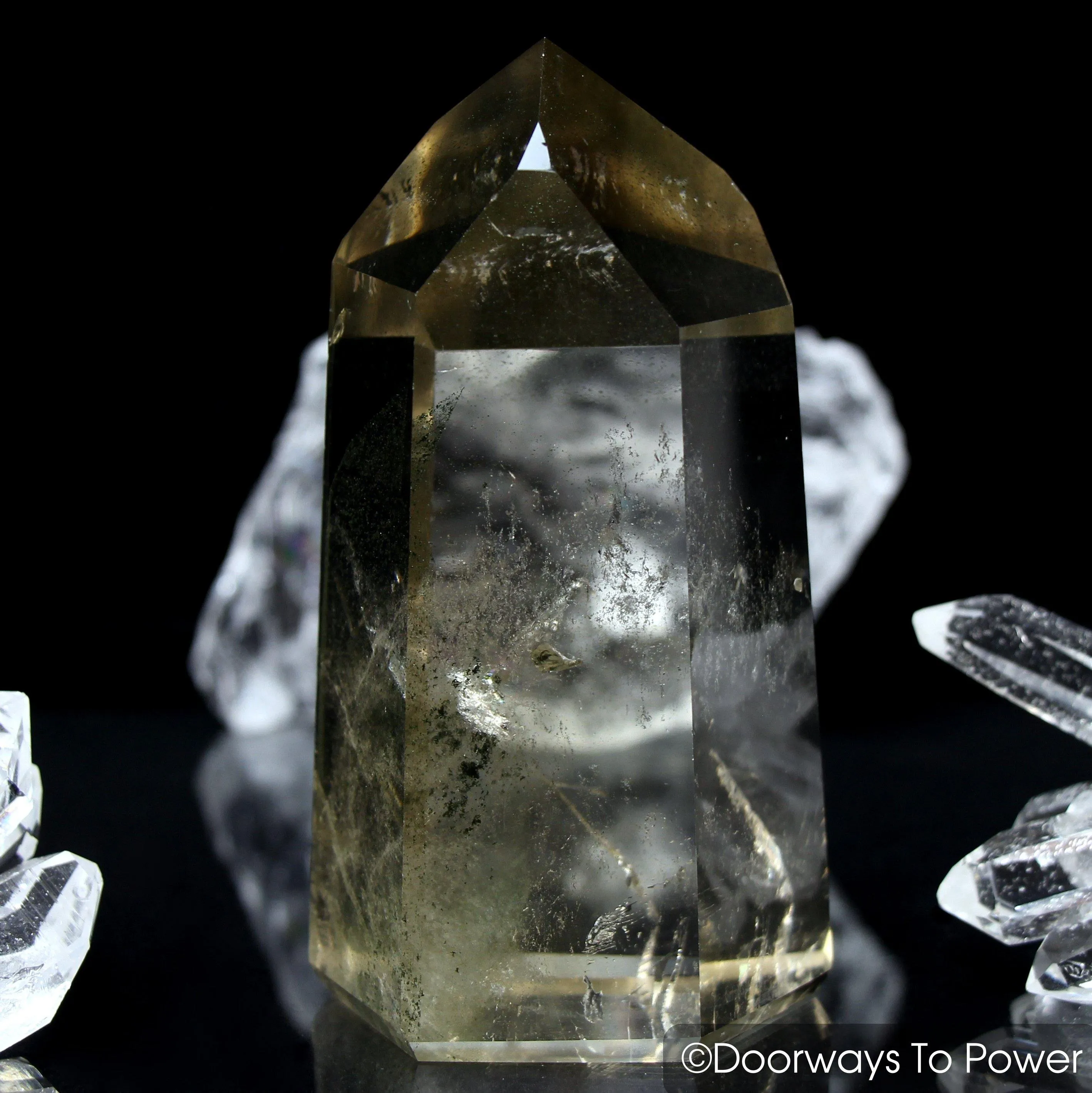 John of God Citrine Quartz Dow Master Crystal 'Abundance'