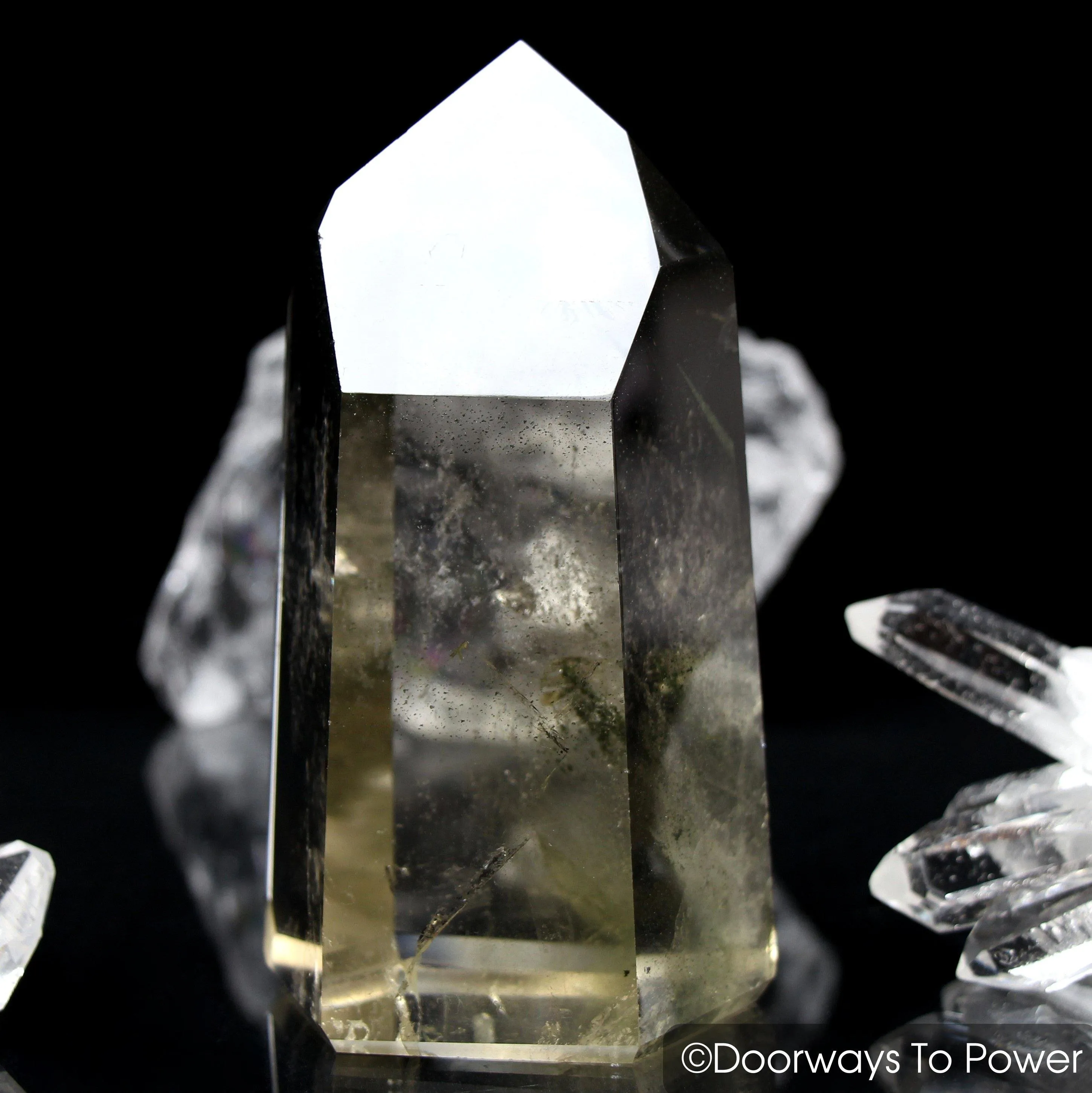 John of God Citrine Quartz Dow Master Crystal 'Abundance'