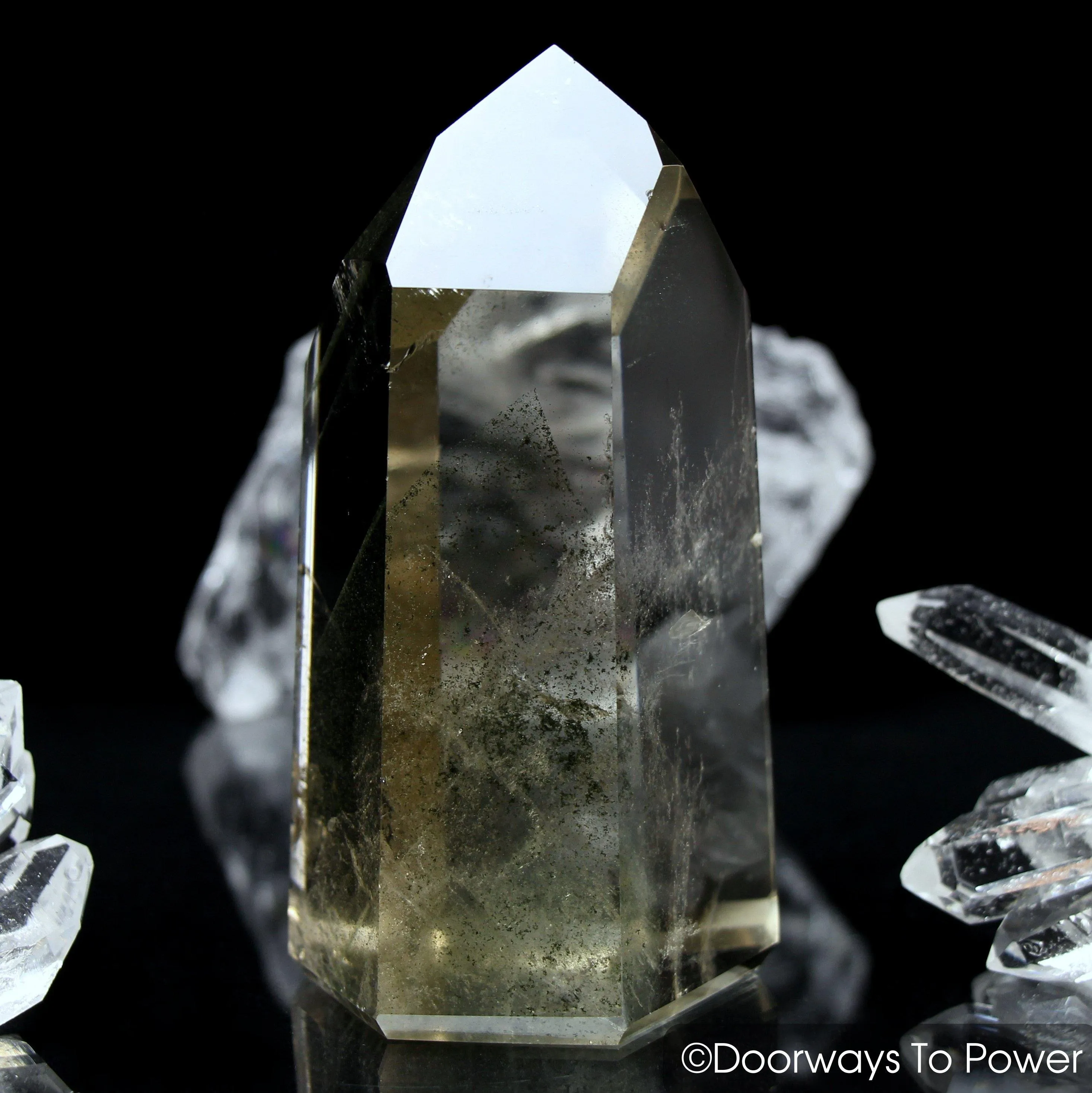 John of God Citrine Quartz Dow Master Crystal 'Abundance'