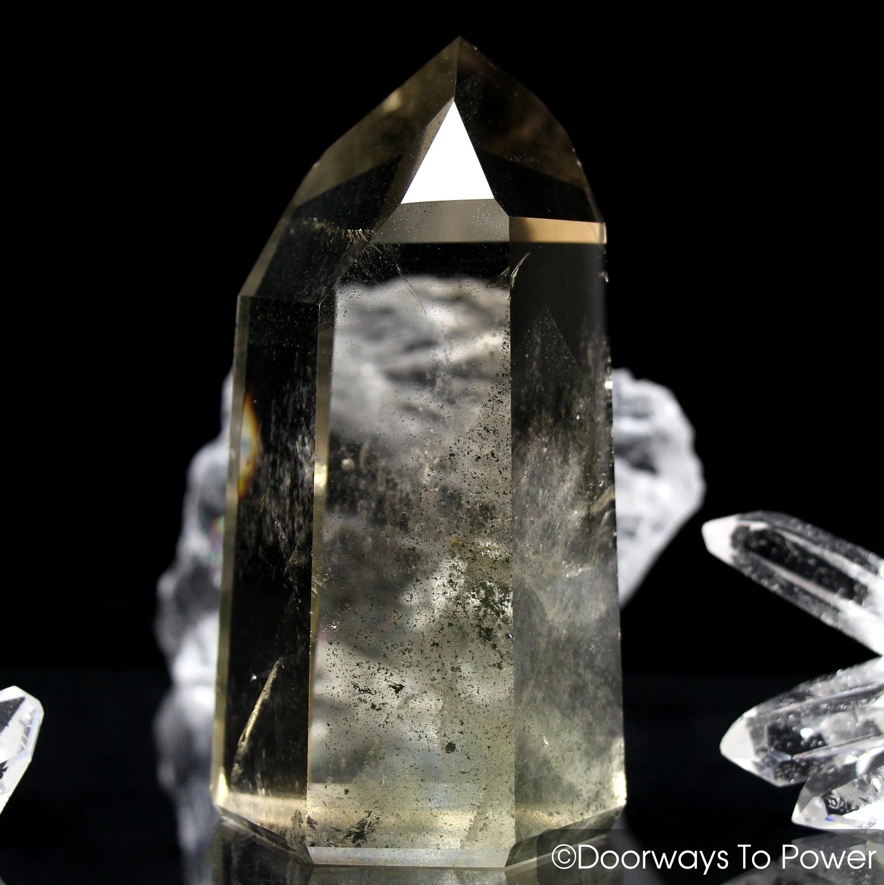 John of God Citrine Quartz Dow Master Crystal 'Abundance'