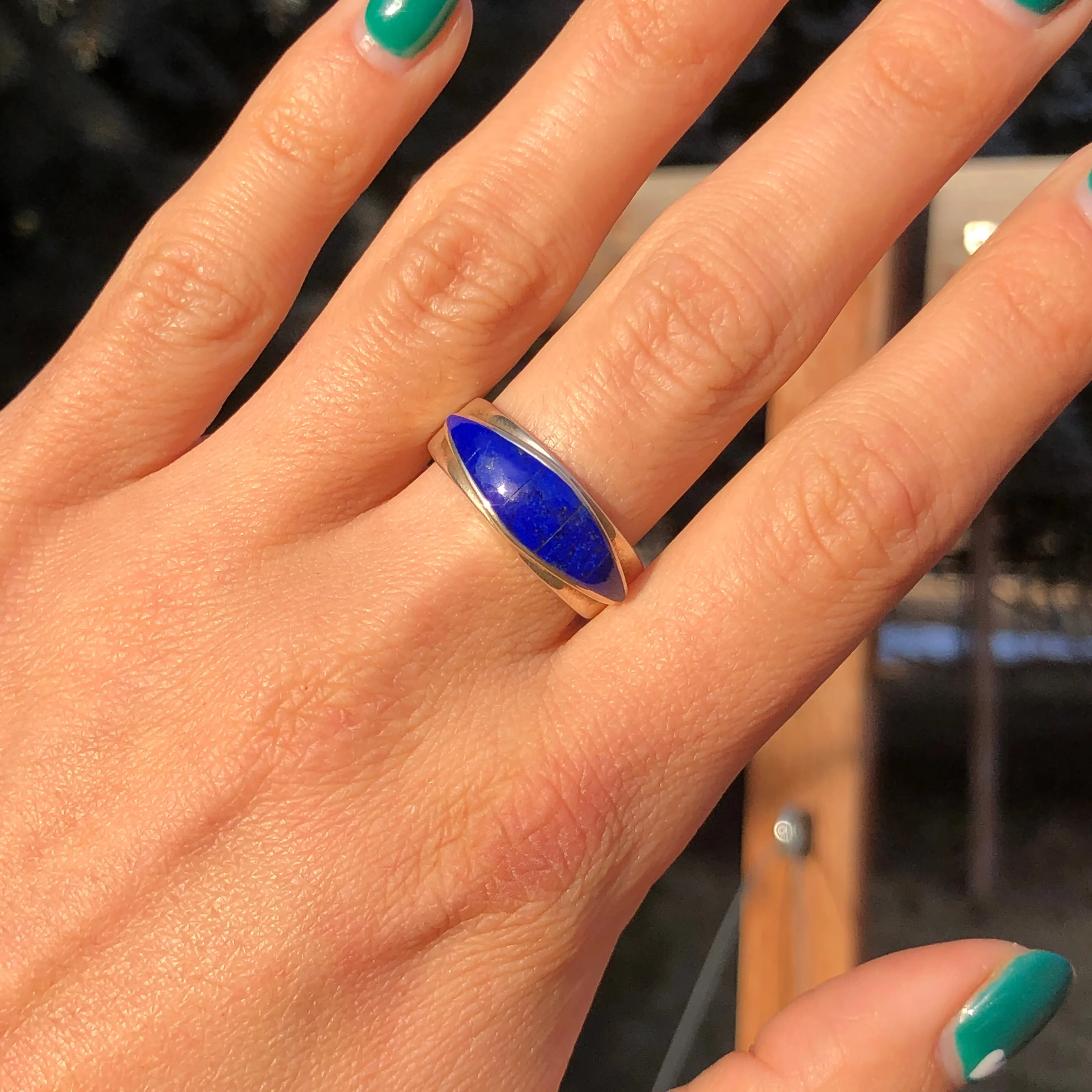 Lapis Waters Ring