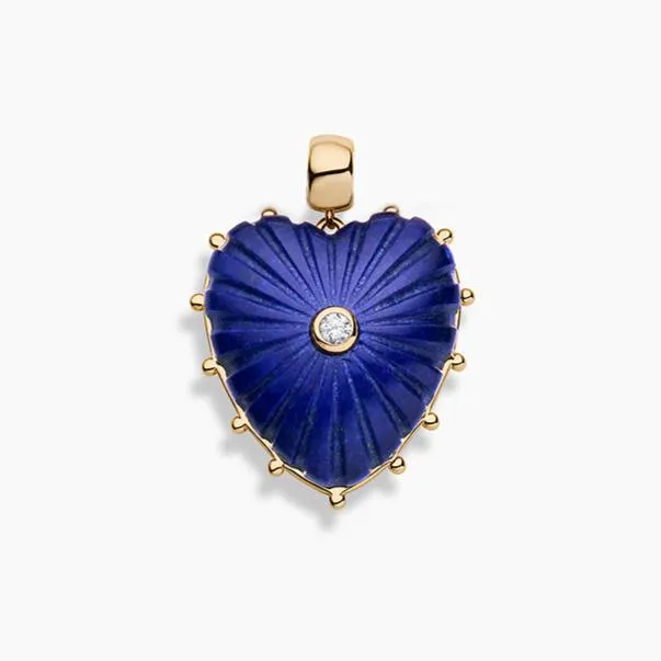 Malene Lapis Heart Bail Charm