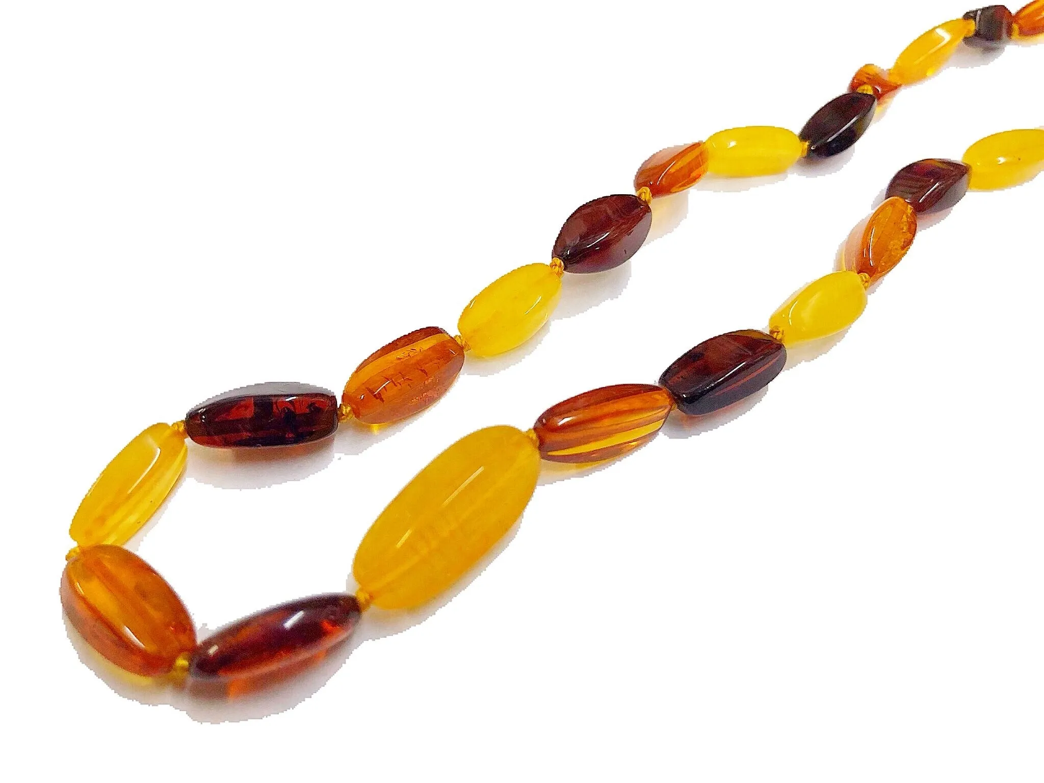 Natural Baltic Amber Long Necklaces