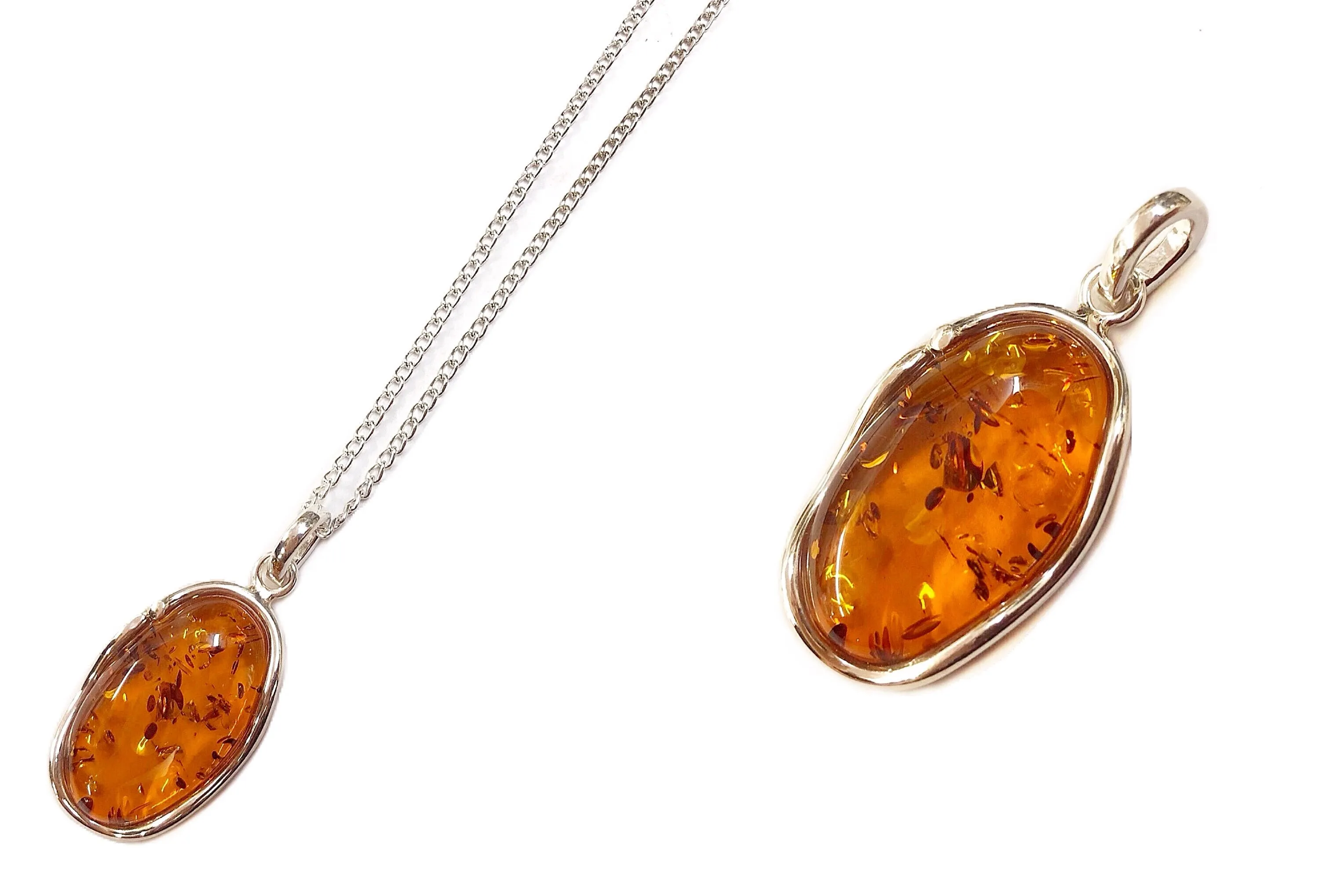 Natural Baltic Amber Long Necklaces