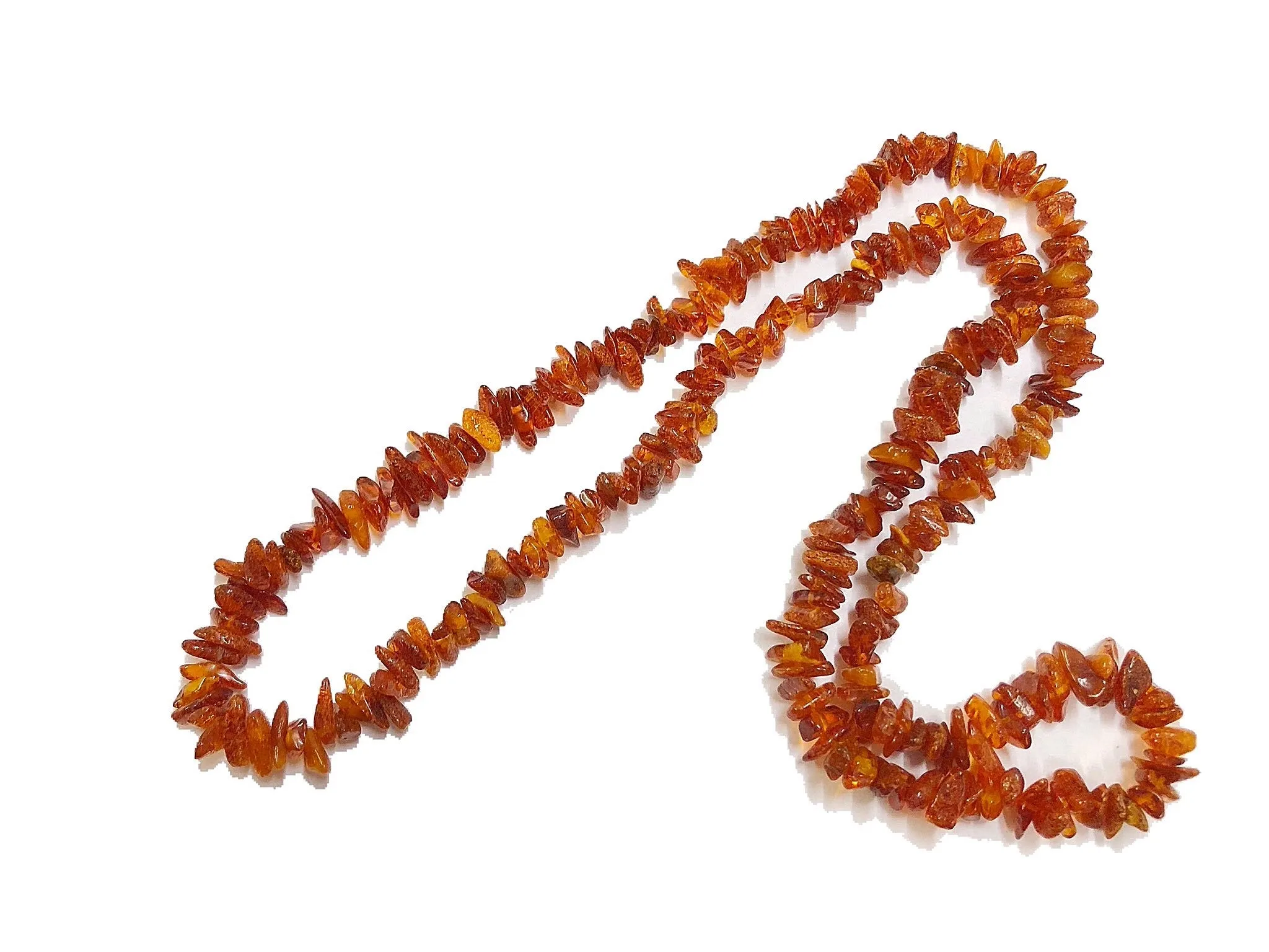 Natural Baltic Amber Long Necklaces