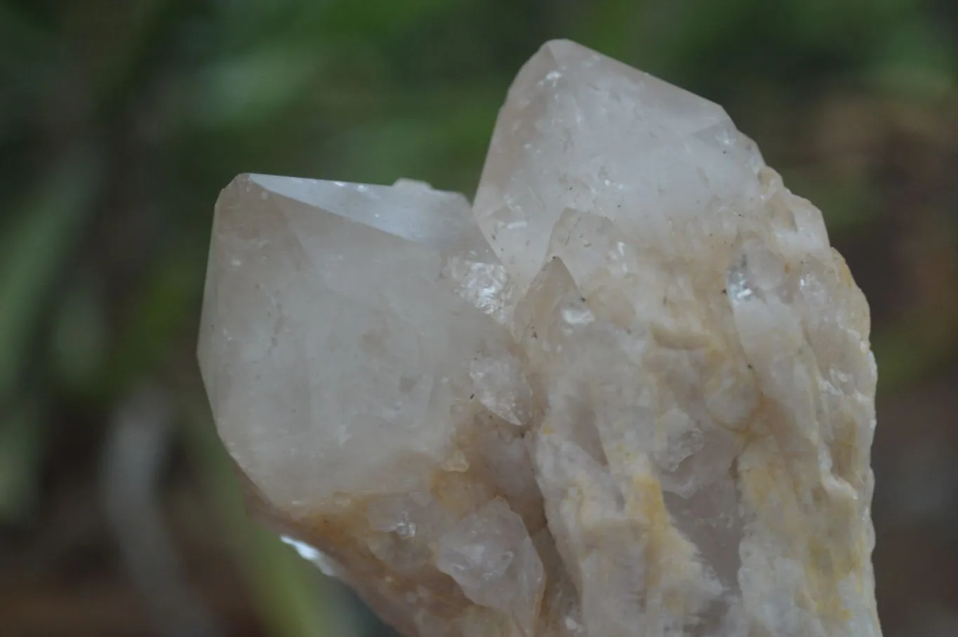 Natural Cascading White Phantom Smokey Quartz Crystal Specimens x 6 From Luena, Congo