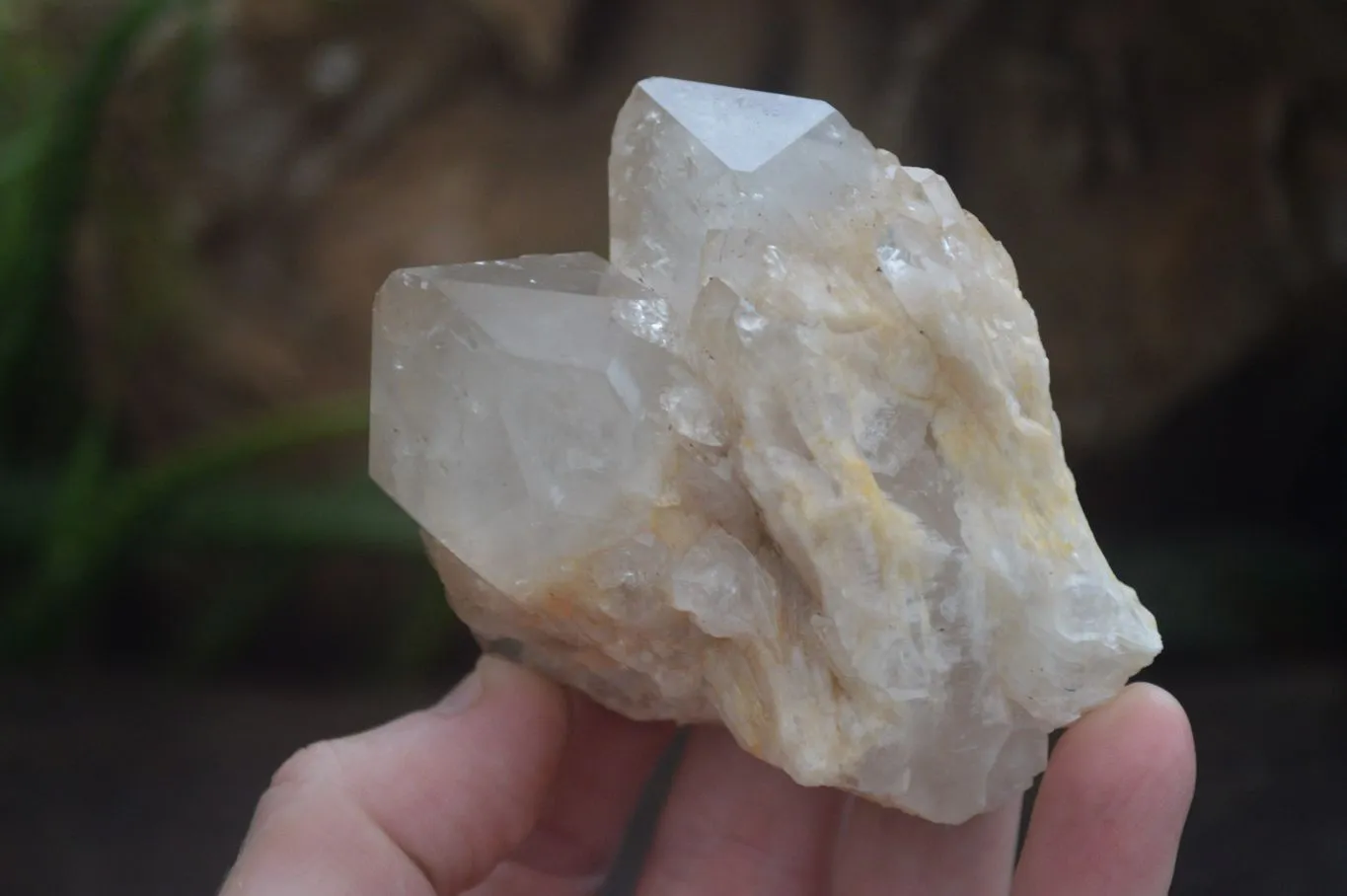 Natural Cascading White Phantom Smokey Quartz Crystal Specimens x 6 From Luena, Congo