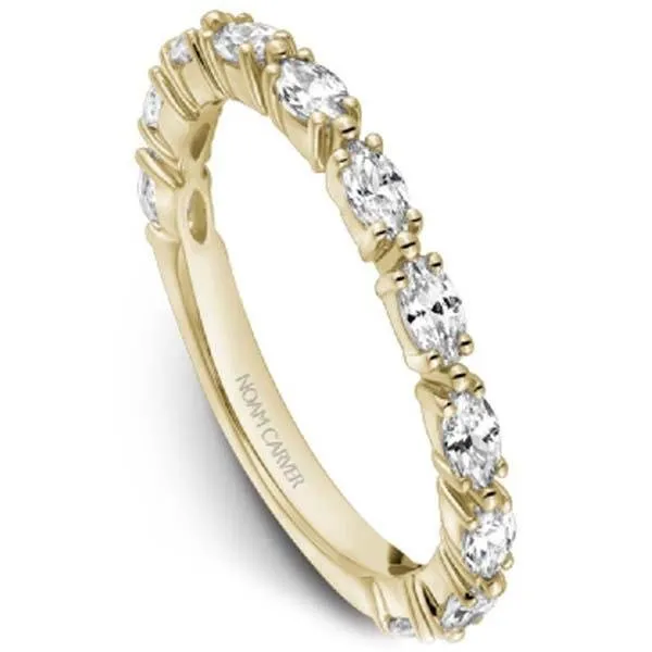 Noam Carver East West Set Marquise Cut Diamond Stackable Ring