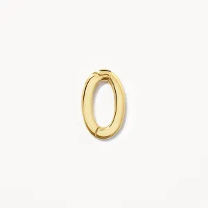 Oval Pendant Clasp in 10k Gold