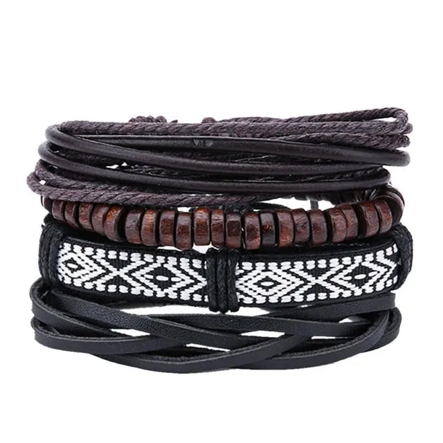 Pure leather bracelet