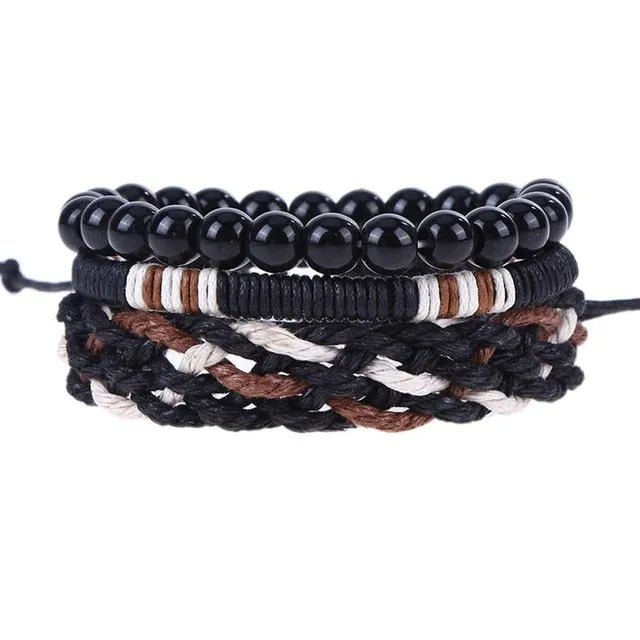 Pure leather bracelet