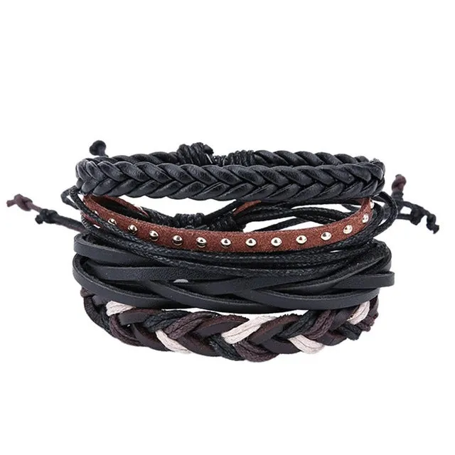 Pure leather bracelet