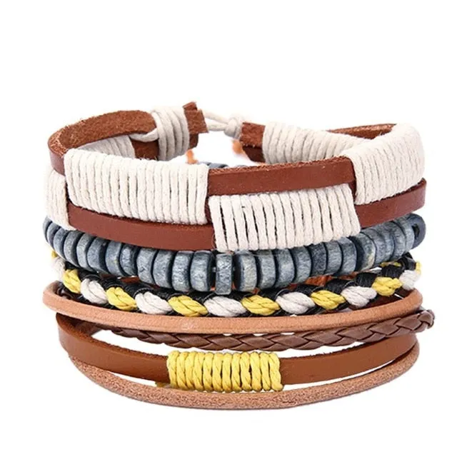 Pure leather bracelet