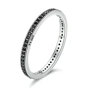 "Black Zirconias" Ring