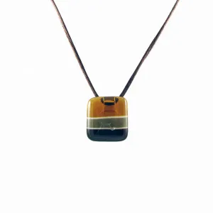 Shades Mini Glass Pendant - Amber