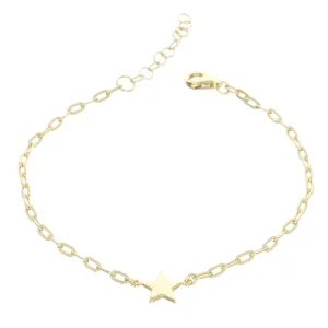 SINGLE STAR CHAIN BRACELET