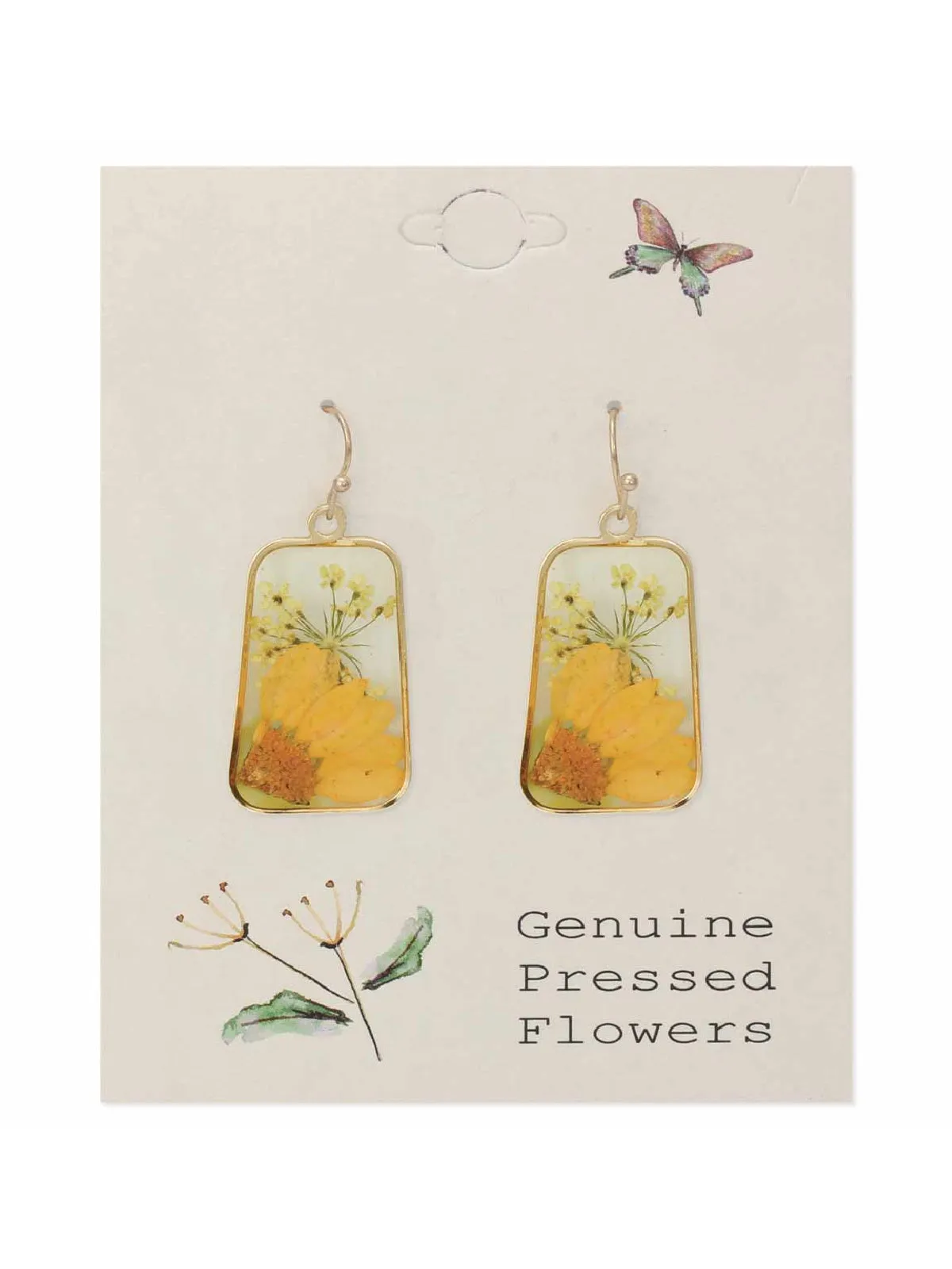 Summer Pressed Flower Dangles