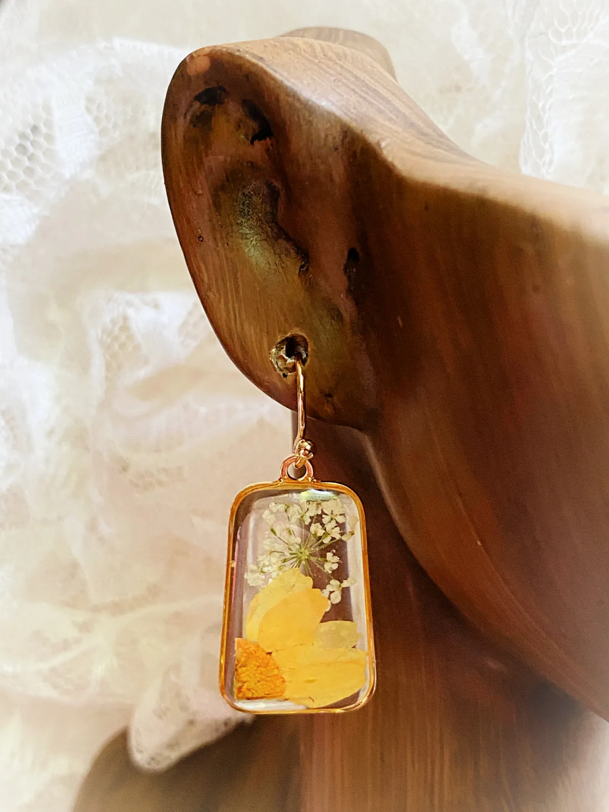 Summer Pressed Flower Dangles